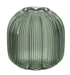 Villeroy & Boch Fleur Vase – Ø 11 × 11 cm – Glas, grün