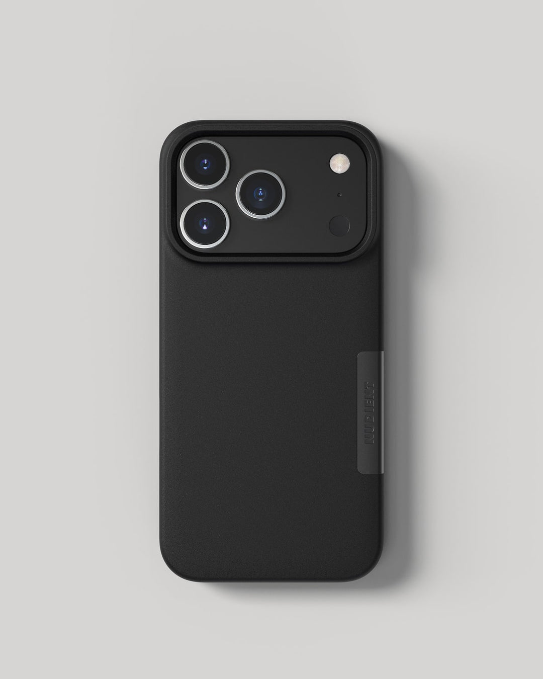 Nudient – Backcover – für Apple iPhone 17 Pro – schwarz – MagSafe-kompatibel