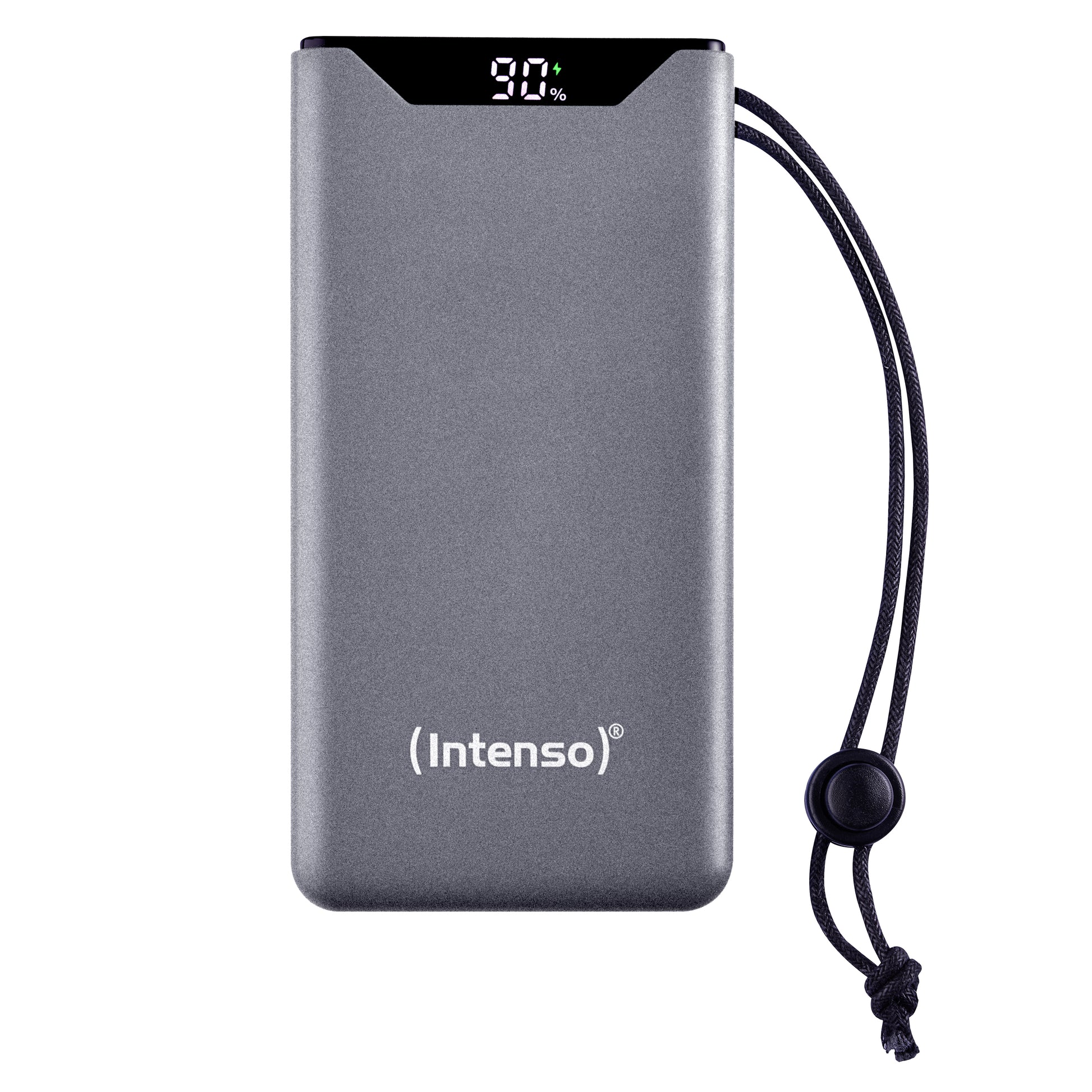 Intenso F10000 Powerbank 10'000 mAh – 20 W PD, 1× USB-C, 1× USB-A, grau