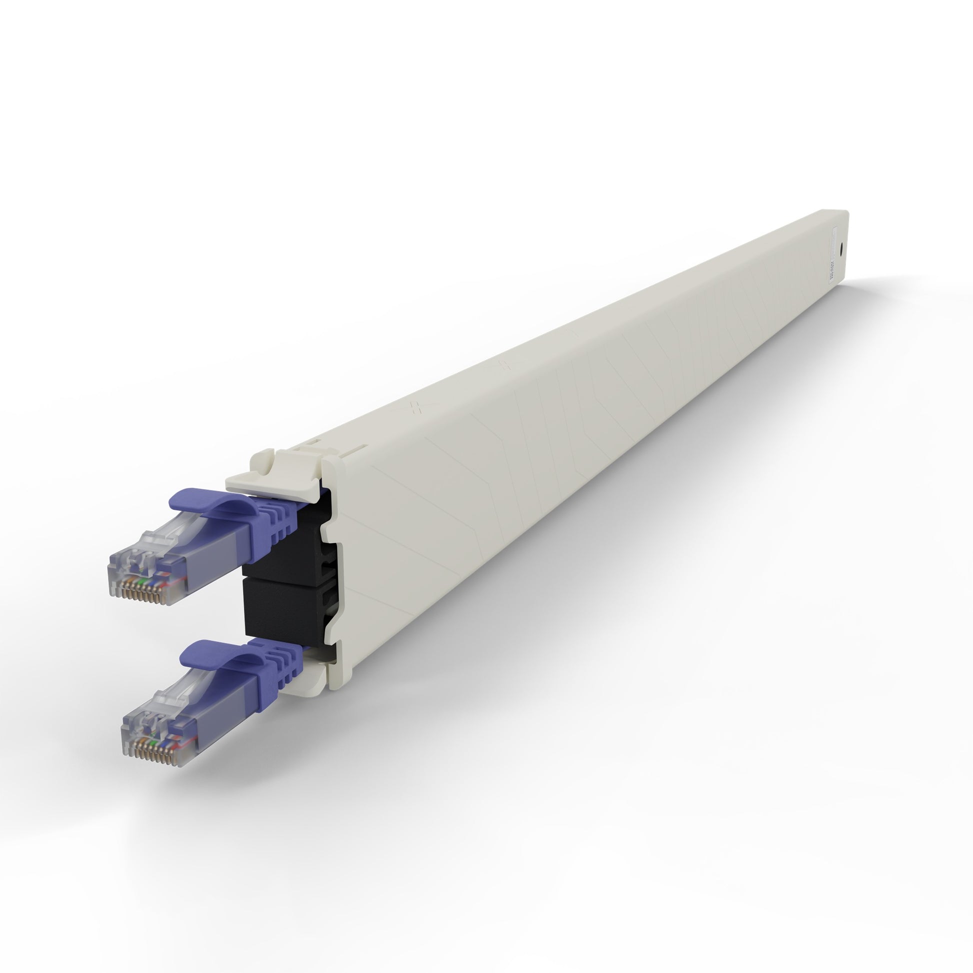 PATCHBOX Patchkabel Cat6a U/UTP – RJ-45 auf RJ-45, 1,8 m, PVC, Violett