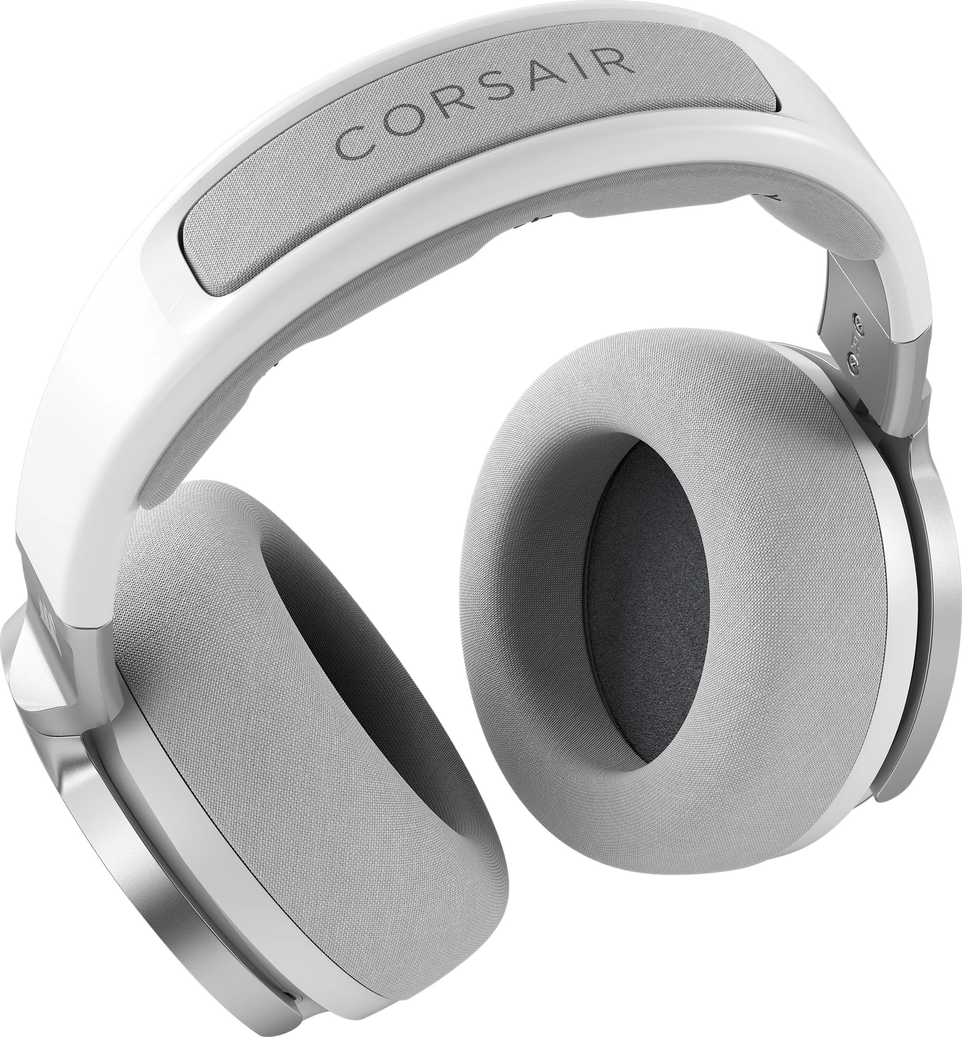 Corsair Virtuoso Pro – Duo Headset, Over-Ear – 3,5 mm Klinke, abnehmbares Mikrofon – Weiss – für PC