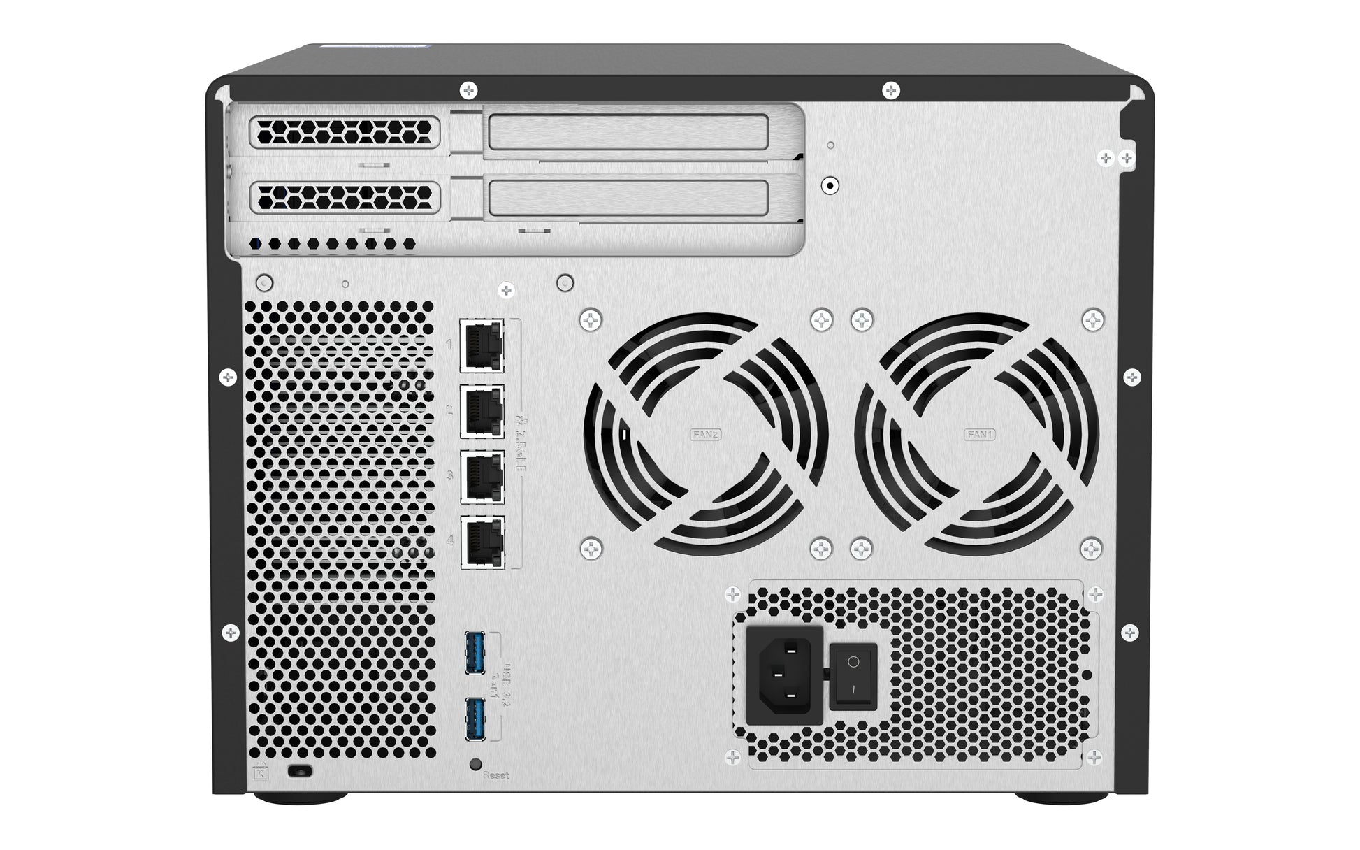 QNAP TS-h886-D1602-8G-BRO NAS – M.2, SATA III, QuTS hero, 8 Einschübe
