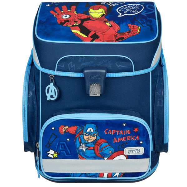 Scooli Schulrucksack-Set 5-teilig, Avengers, 18 l