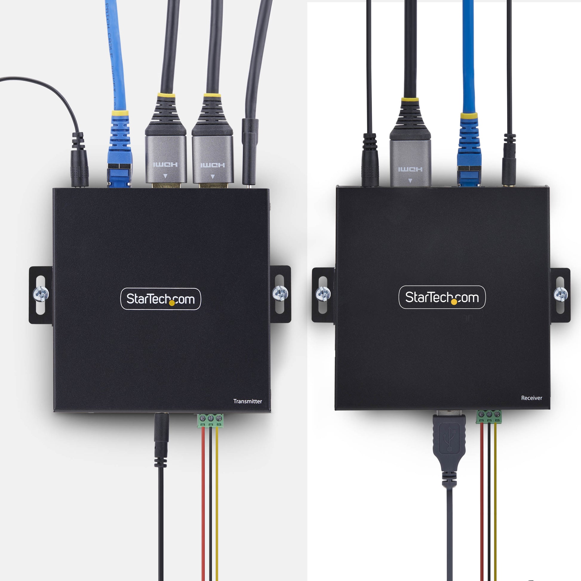 StarTech.com HDMI KVM-Extender-Set – 4K/60 Hz, USB Typ-C & USB 2.0, über Cat 6