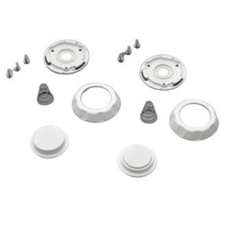 Froli 29471 Türschnapper – 16 Stk., Weiss, Für Tür, 60×60×20 mm