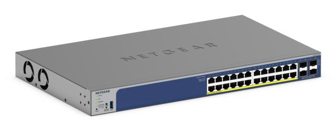 NETGEAR GS728TX – L2/L3 Switch – 24× 10G, 4× SFP+, 19", 1U
