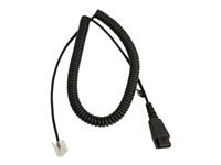Jabra Headset-Kabel (Mute), Spiral-QD, RJ45, 0,5–2 m, für Biz 2400