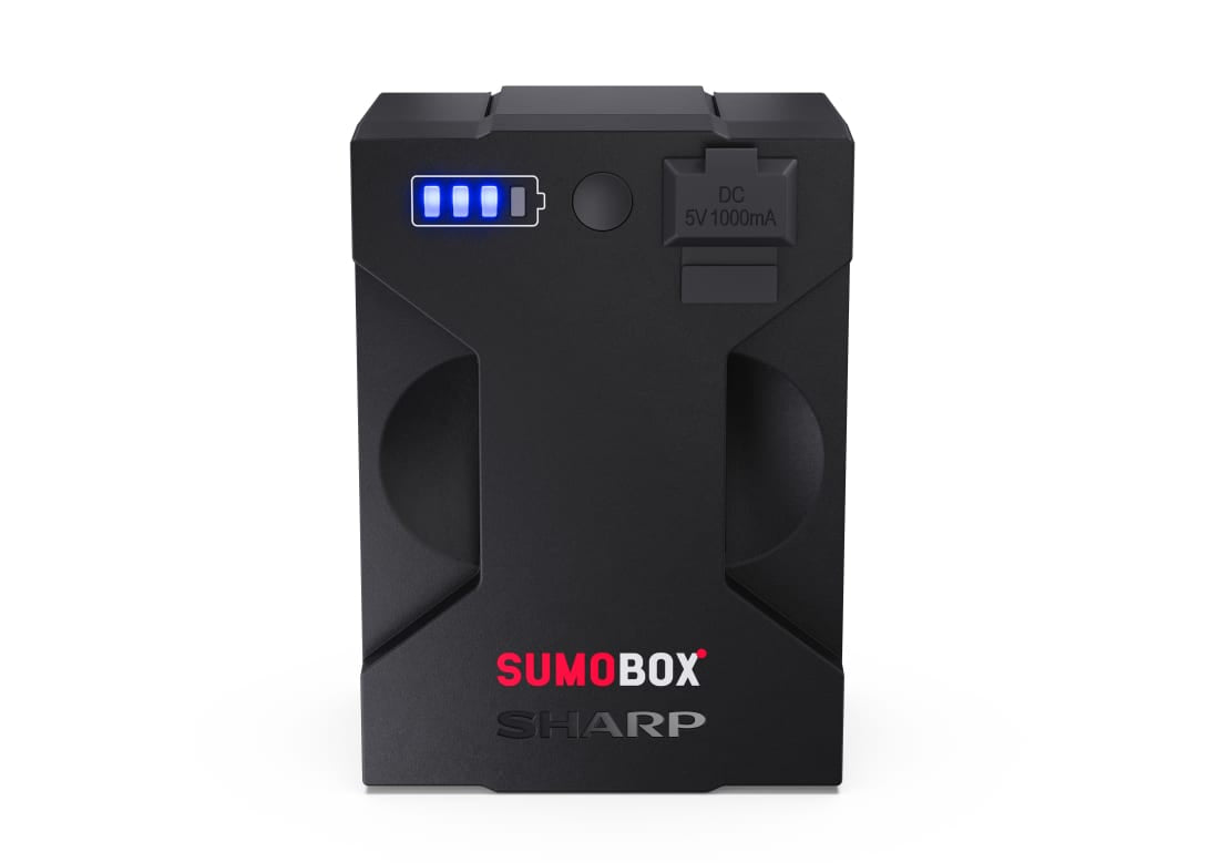Sharp Ladecase/Ladestation – für Sharp SumoBox – 1000 mAh – 18 V – schwarz