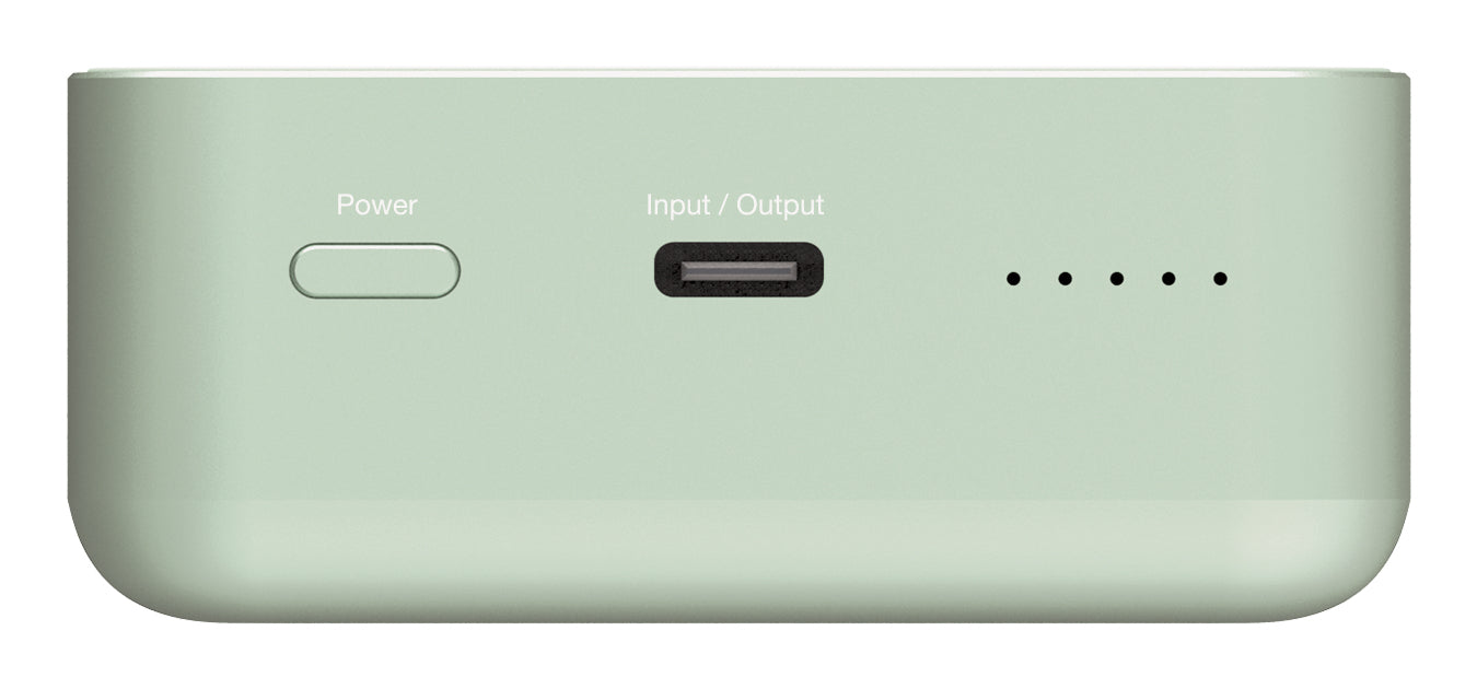 Verbatim Charge N Go Essentials MagSafe Powerbank 20'000 mAh – 35 W PD, Wireless 15 W, 1× USB-C, grün