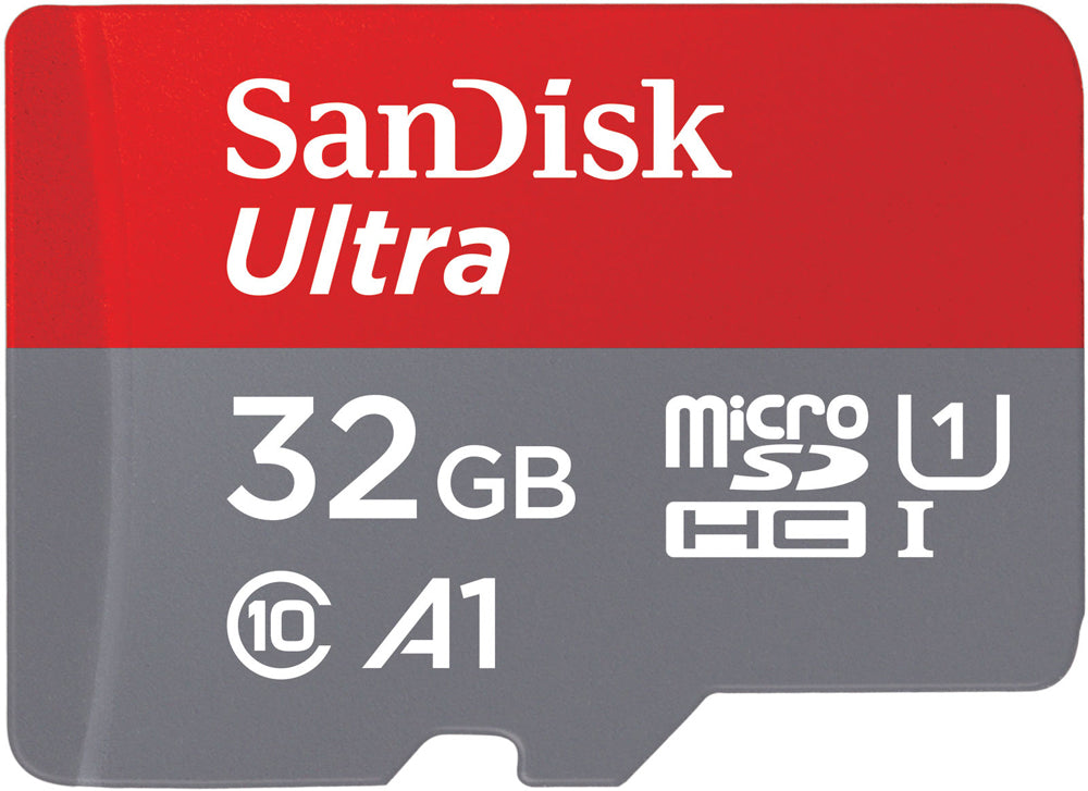 SanDisk Ultra Speichergerät – 32 GB, UHS-I, Klasse 10 A1 120 MB/s