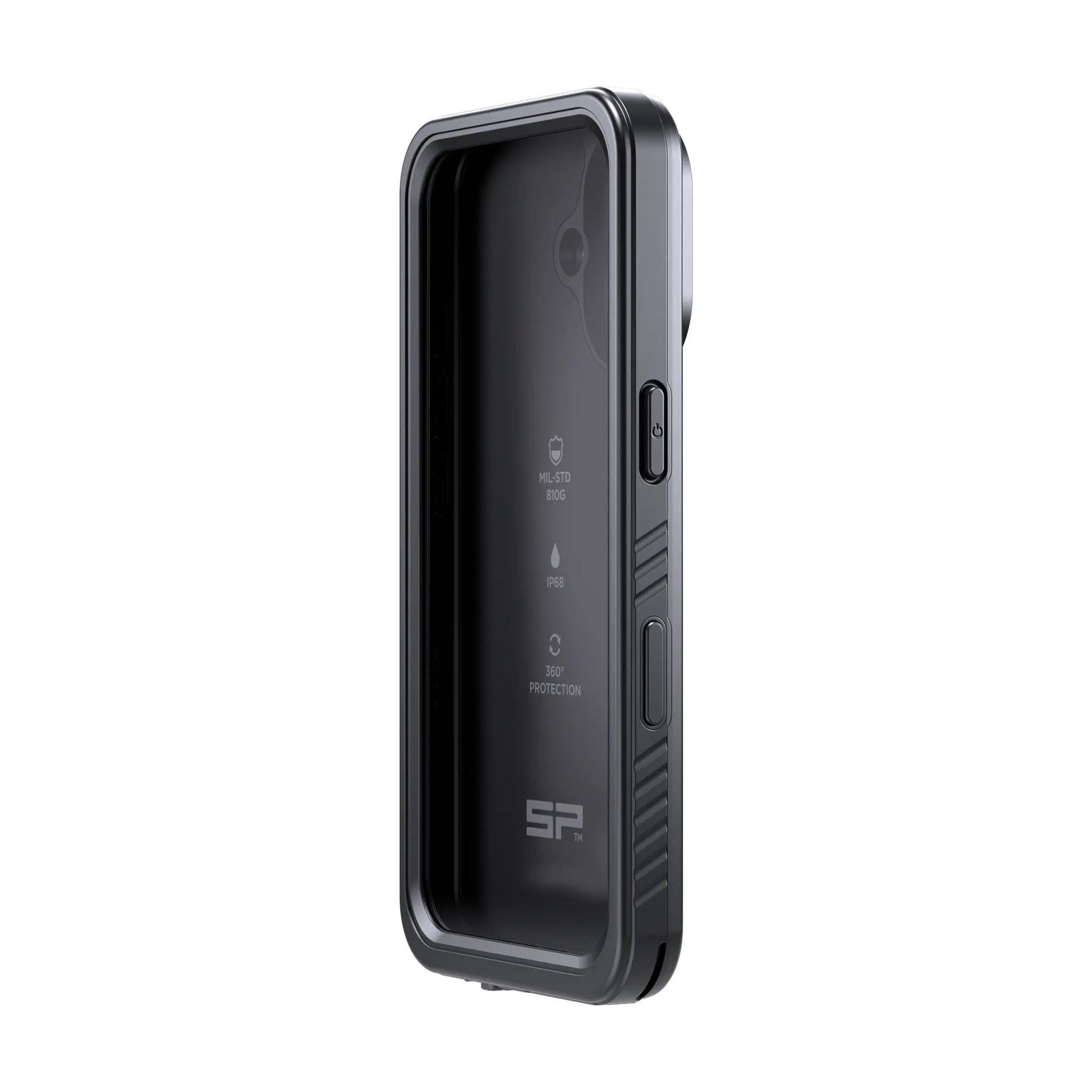 SP Connect Backcover – für Apple iPhone 16 – schwarz – MagSafe-kompatibel, wasserdicht
