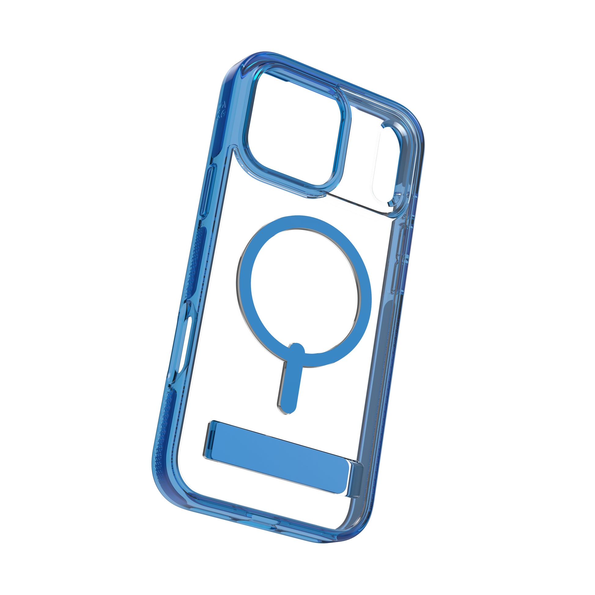 ZAGG Santa Cruz Snap Backcover – für Apple iPhone 17 Pro Max, Graphen, Blau/Transparent, bis 4 m sturzsicher