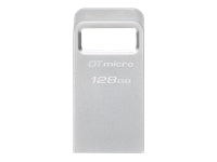 Kingston Technology Kingston DT Micro USB-Stick – 128 GB, USB 3.2 Gen 1, 200 MB/s, Metallgehäuse