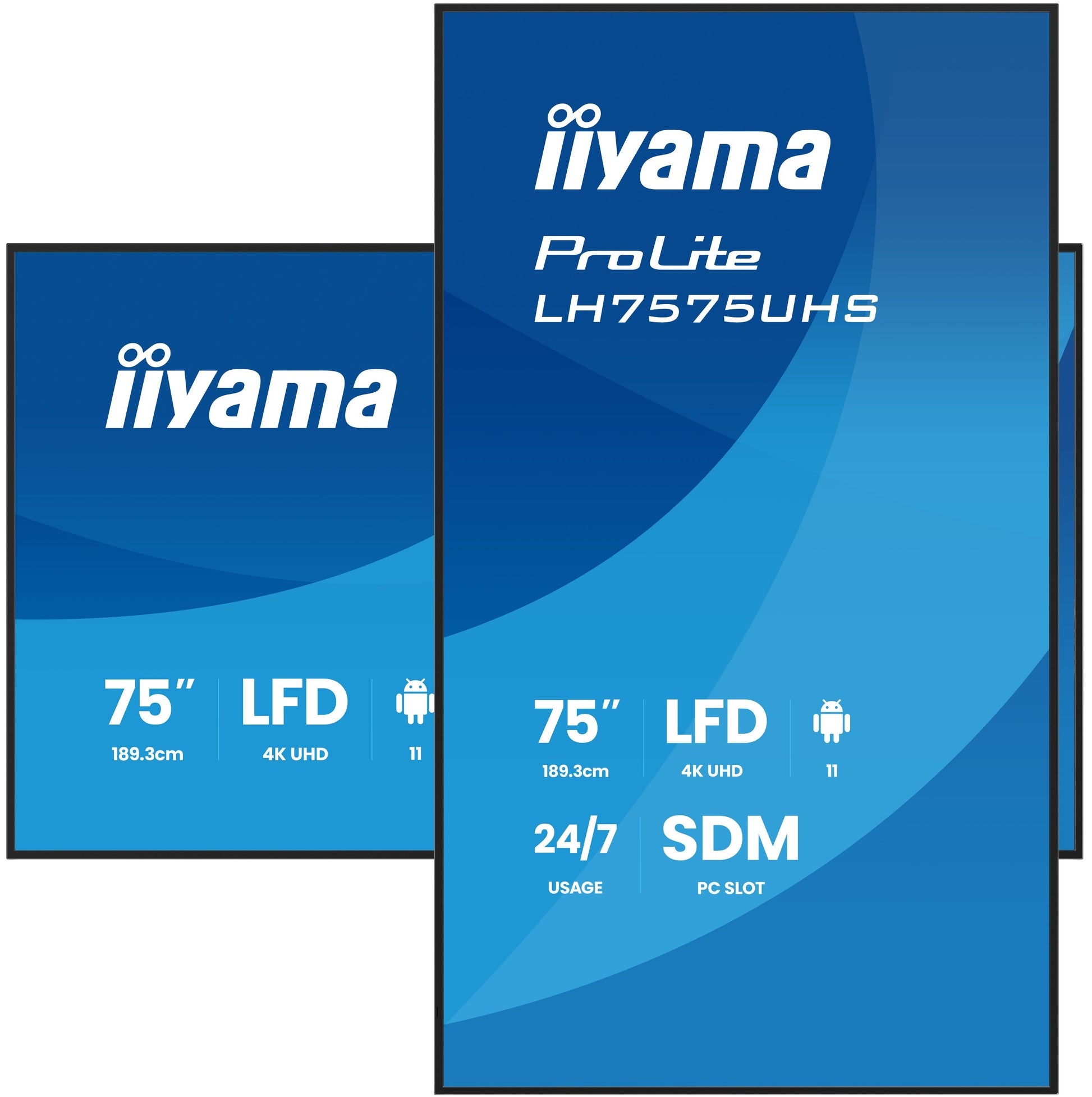iiyama ProLite LH7575UHS-B2AG – Signage-Display, 75", Ultra HD 4K, 500 cd/m²