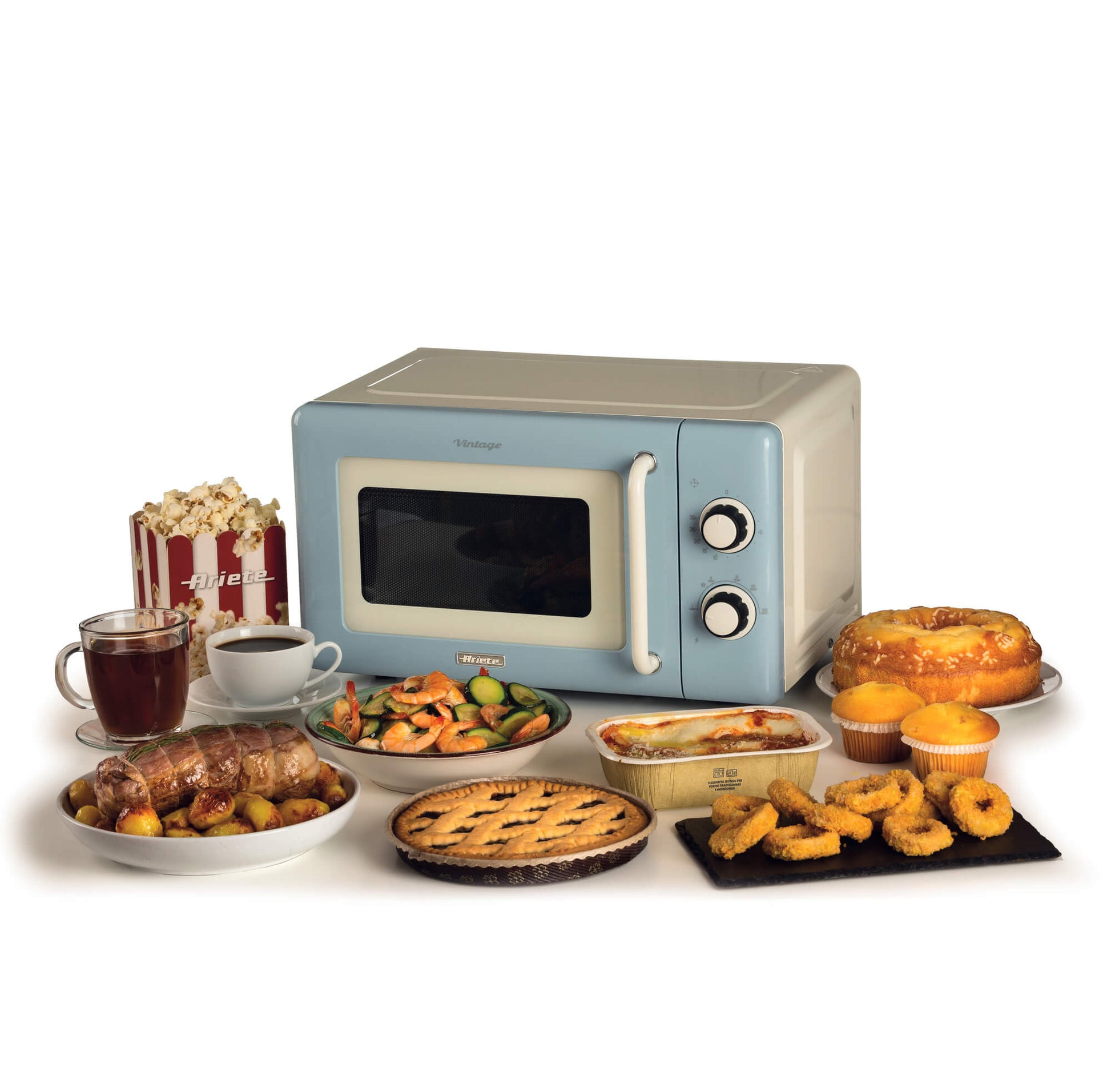Ariete Solo-Mikrowelle ARI-3960-BL – 20 l, 800 W – blau