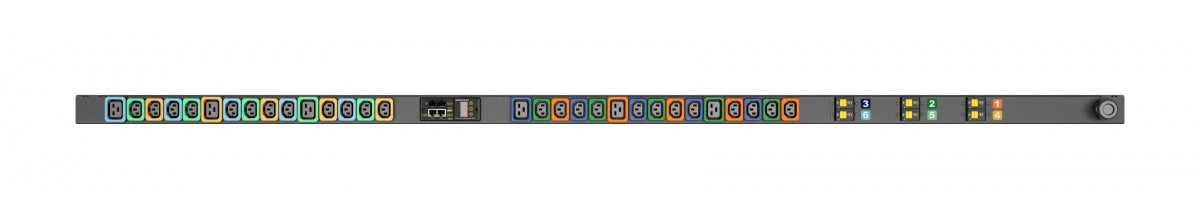 Vertiv Rack-PDU – Überwacht, 3-phasig, Senkrecht, 32 A 200–240/346–415 V, 30×C13/C19, IEC 60309, 3 m