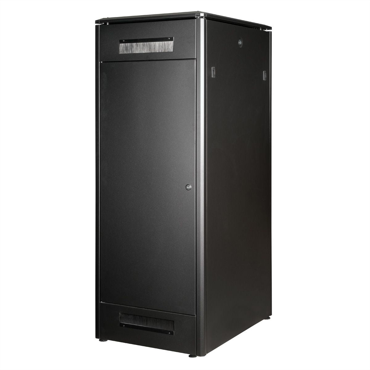 ROLINE Pro – 19" Netzwerkschrank 32U, IP20, abschliessbar, 600 × 800 × 1609 mm, schwarz, Stahl
