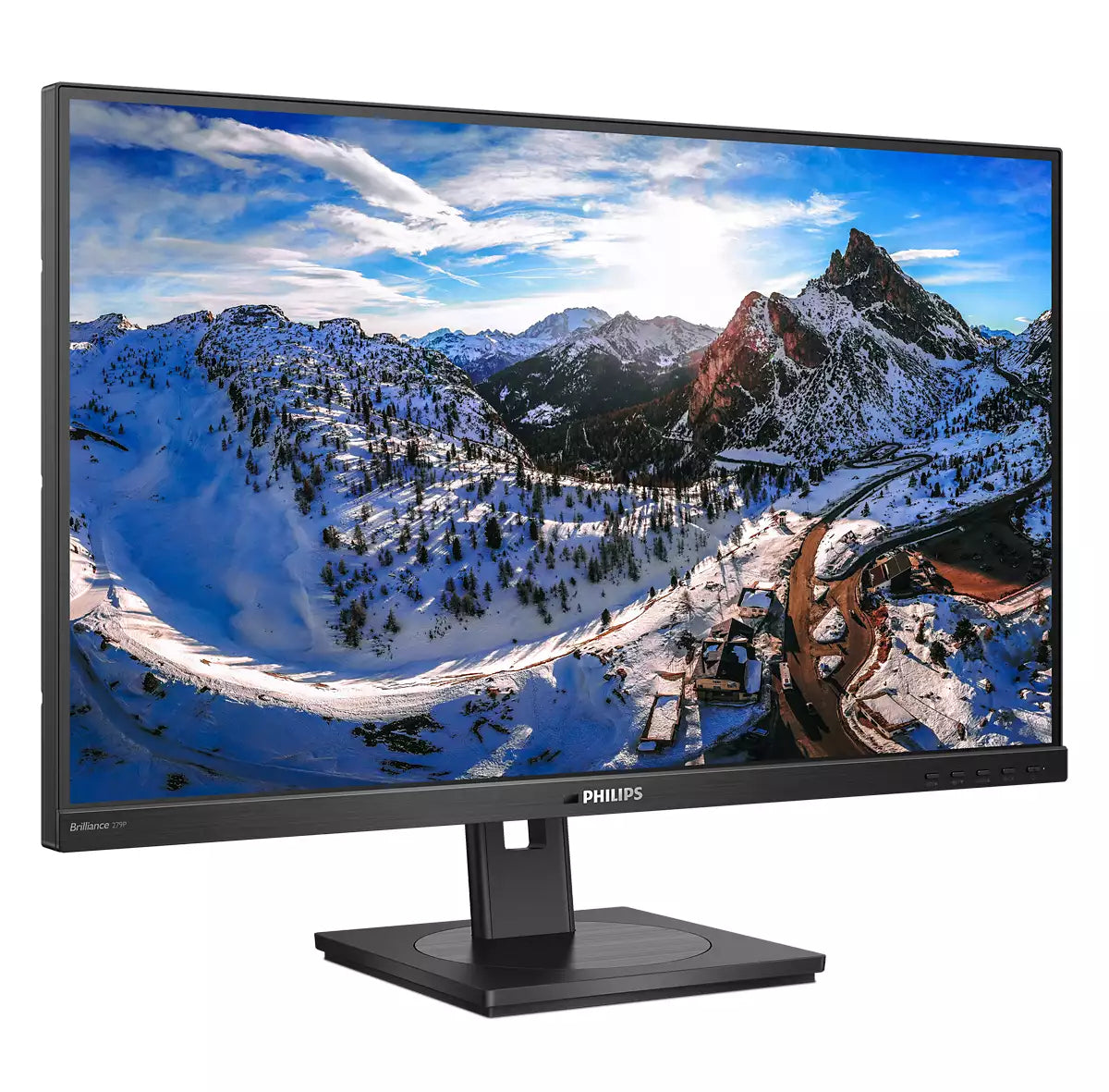Philips 279P1/00 – Monitor, 27", IPS, 60 Hz, 350 cd/m², USB-C, Adaptive Sync, VESA 100 × 100, Schwarz