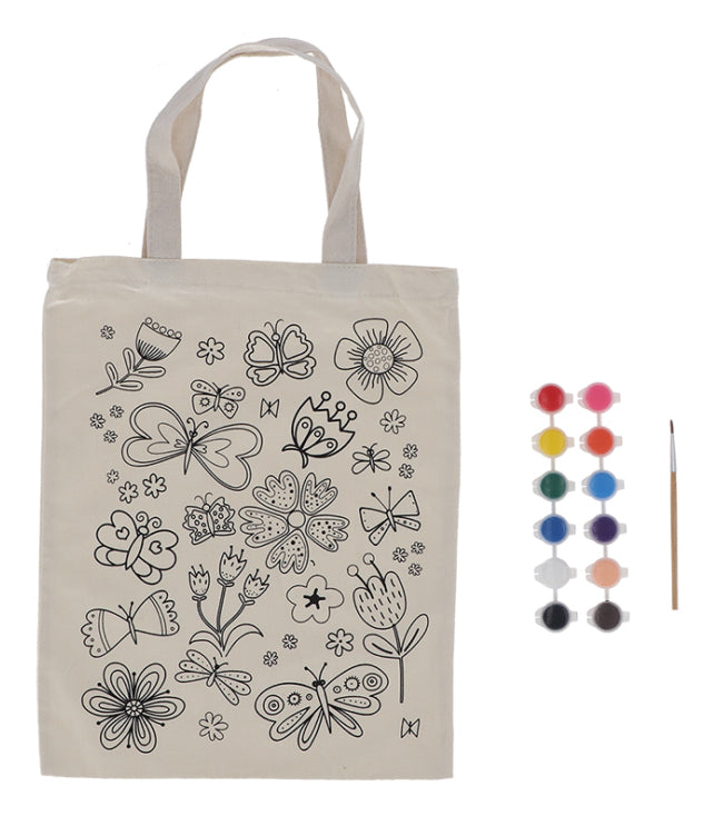 Esschert Design Stofftasche, Polyester, Polypropylen, Beige, 290×365×50 mm