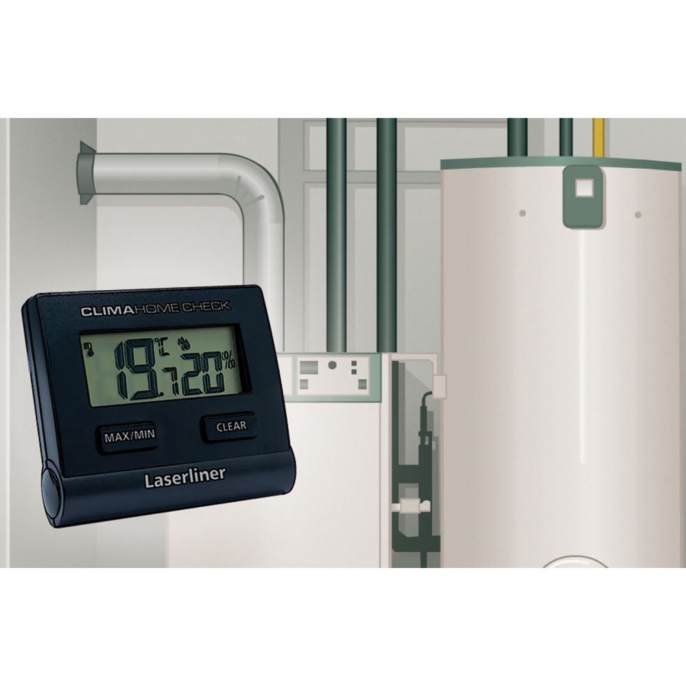 Laserliner ClimaHome-Check Thermo-Hygrometer (Handgerät) – −9,9–60 °C, 20–95 %, Innen