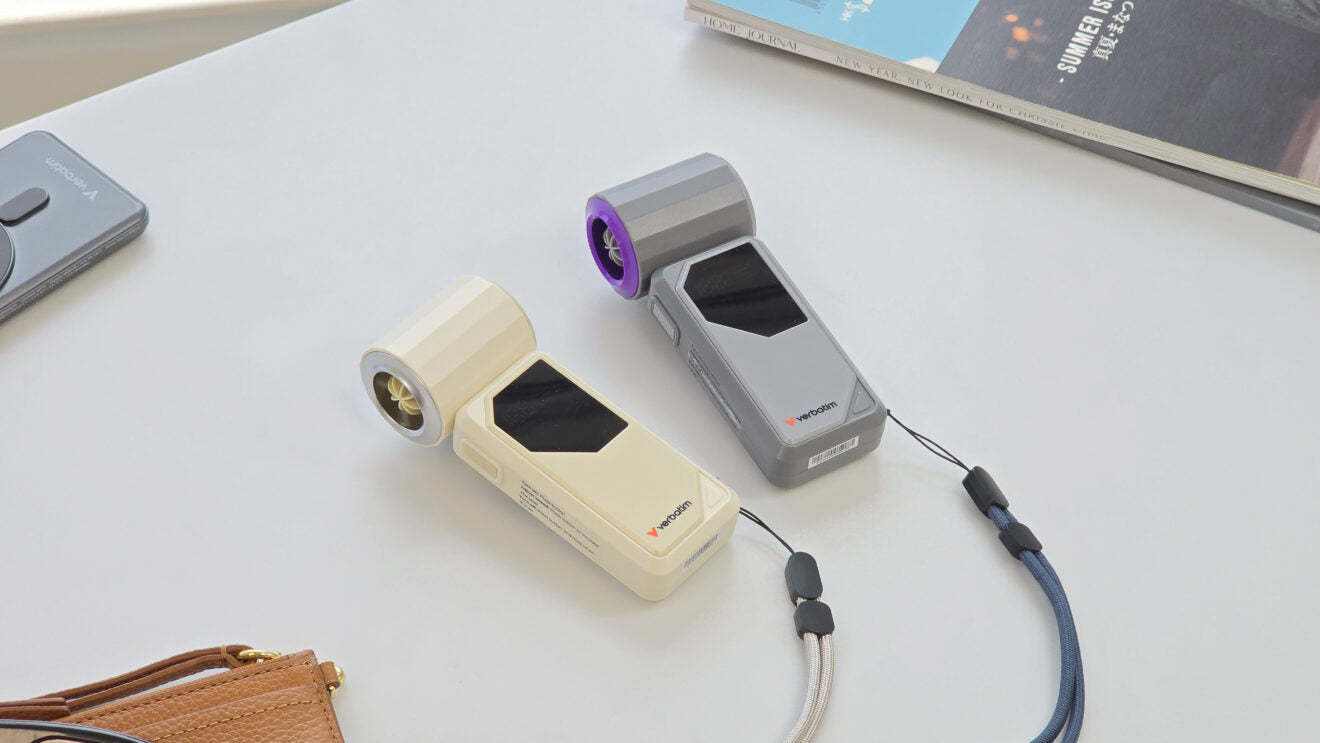 Verbatim Handventilator Cool'n'Go AirJet – 4000 mAh, Grau, Violett