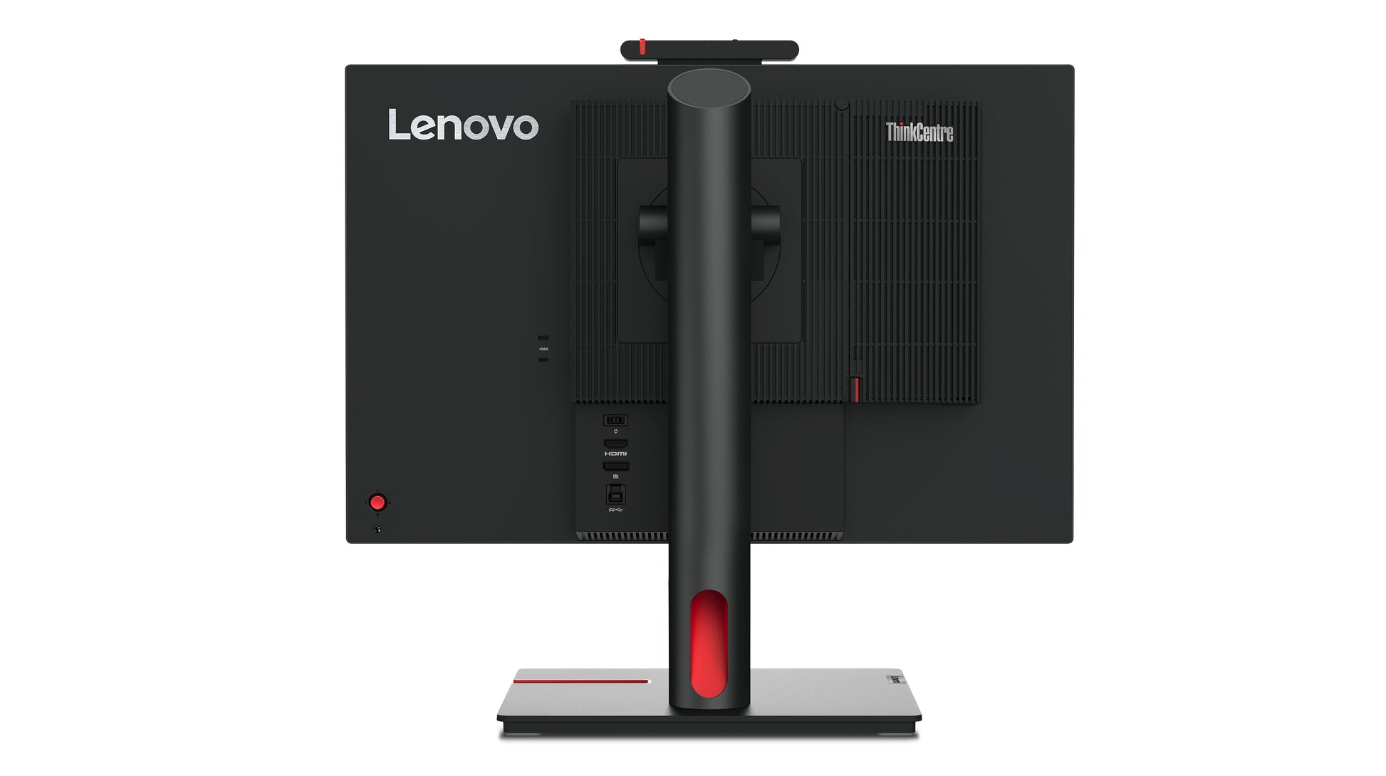 Lenovo Thinkcentre Tiny-In-One 22 – Monitor, 21,5", IPS, 60 Hz, 250 cd/m², Webcam, VESA 100 × 100, Schwarz