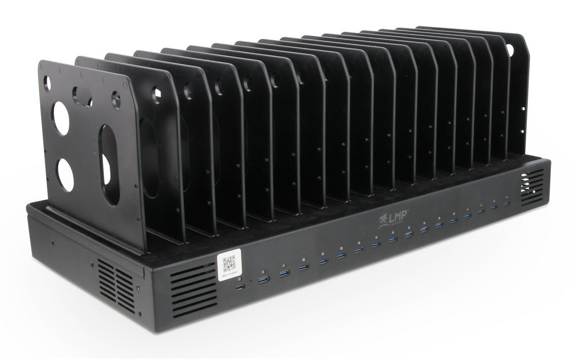 LMP SmartCharge 500 H Ladestation – 500 W, 16× USB-C – für Apple iPad, iPhone