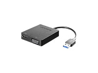 Lenovo PCG Adapter USB-A zu HDMI/VGA – USB 3.2 Gen 1 (5 Gbit/s), für Windows, Schwarz