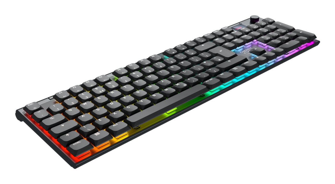 CHERRY XTRFY MX 10.1 – Gaming-Tastatur – Mechanisch – Bluetooth & 2,4 GHz (Nano-Empfänger USB-A) – RGB