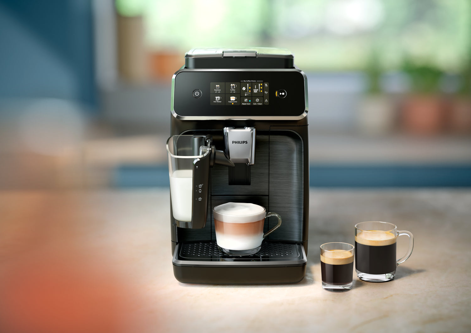 Philips Serie 2300 EP2331/10 Kaffeevollautomat – 15 bar, 1,8 l, 275 g, Keramik-Mahlwerk, Schwarz