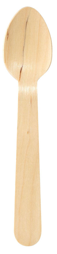 Duni Holz-Kaffeelöffel – 11 cm, braun, 100 Stück
