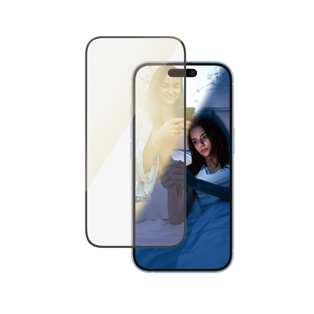 PanzerGlass Ultra-Wide Fit Blaulichtfilter Displayschutzglas – für iPhone 15/16