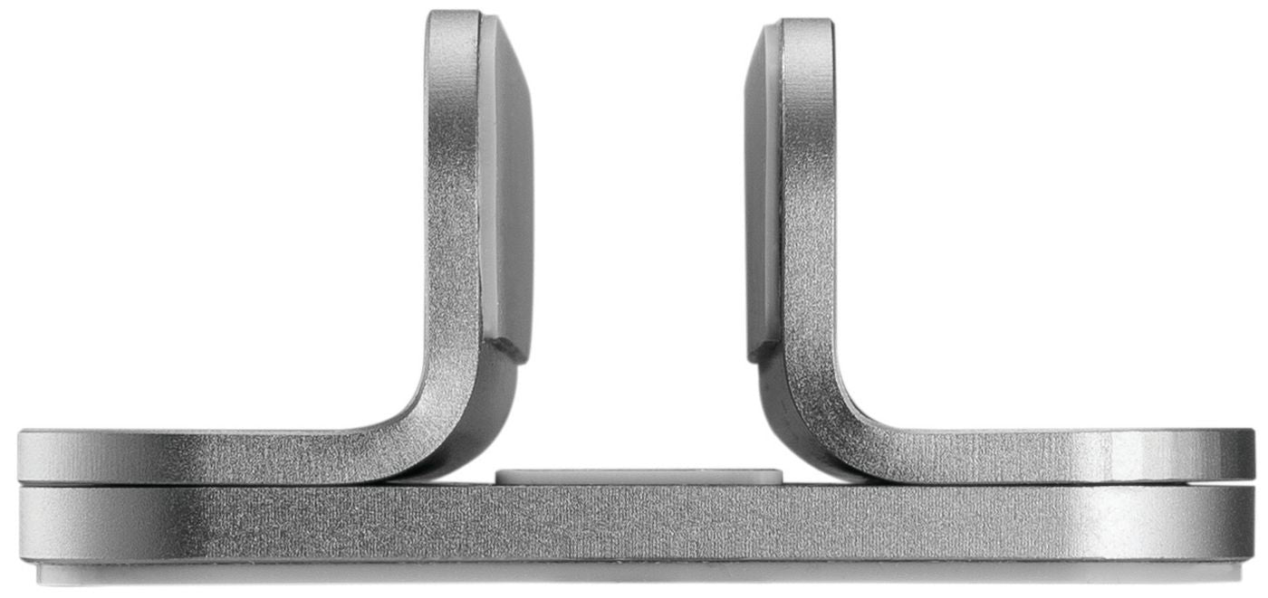 eSTUFF Tablet-Ständer – für Tablets, bis 5 kg, Breite 11–45 mm – Grau