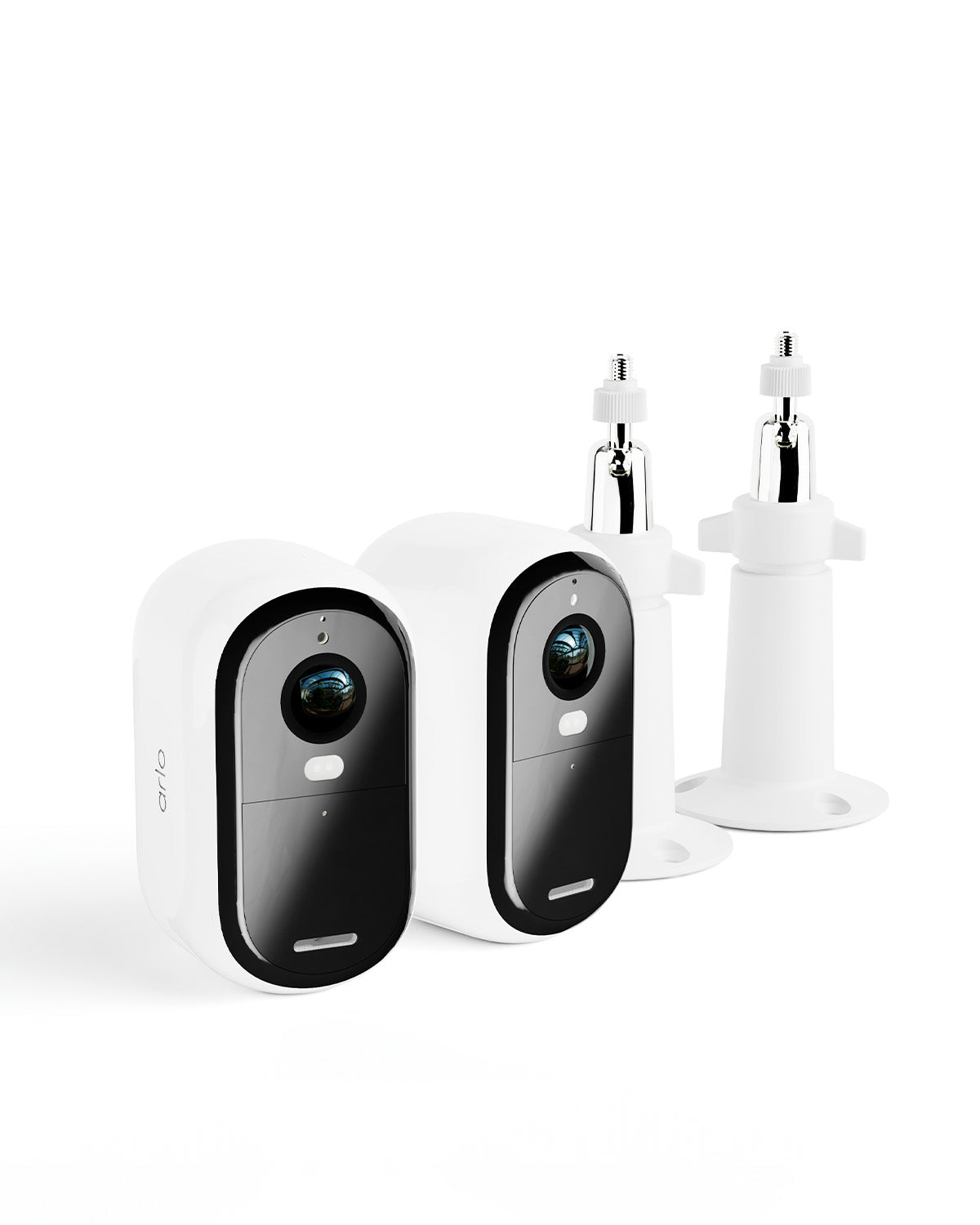 Arlo Essential 2 Netzwerkkamera – Full HD, 2 MP, Akkubetrieb, für IFTTT, Weiss, 2 Stück