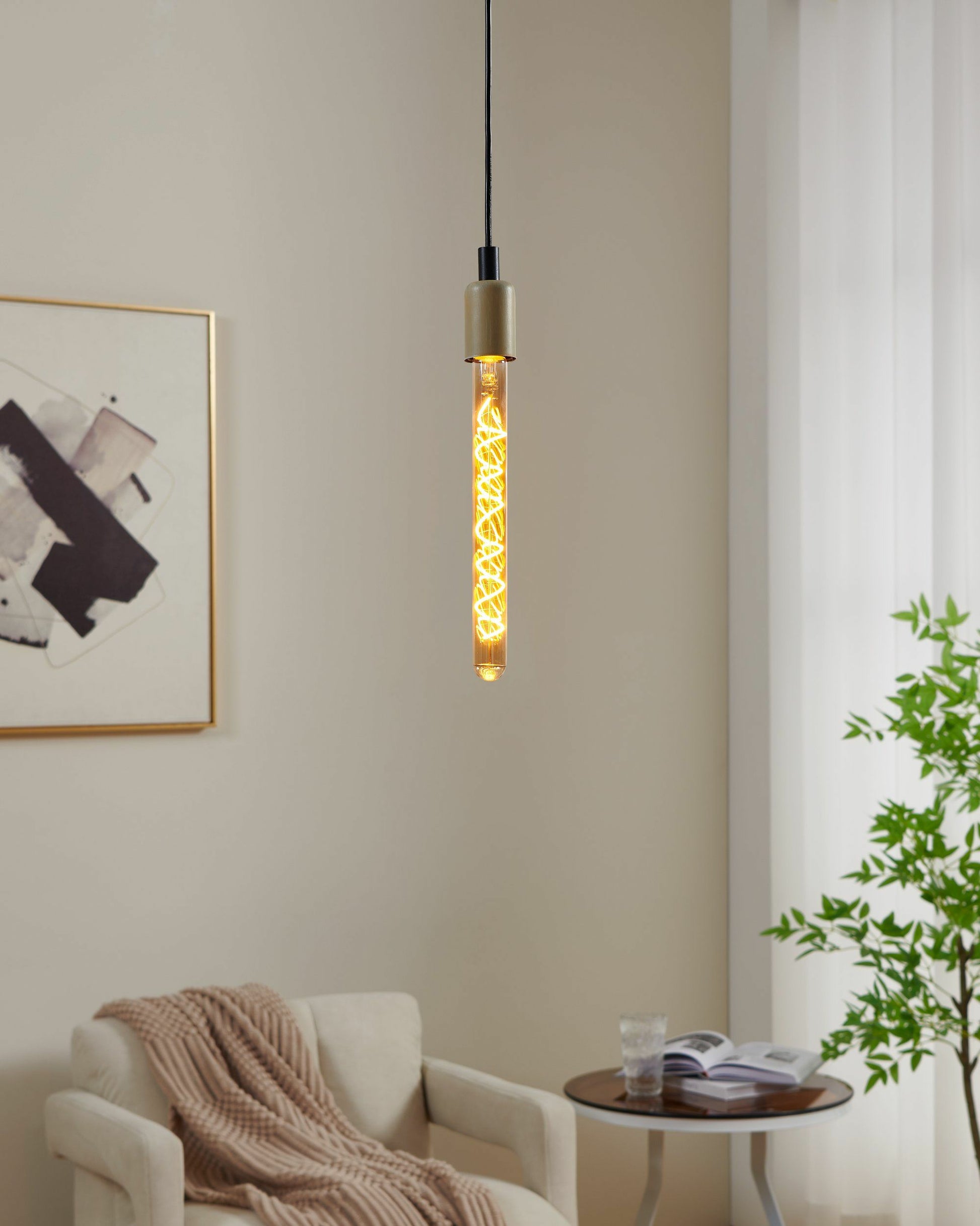 EGLO Leuchtmittel E27 Stabform – Warmweiss 1600 K, 180 lm, 4 W – IP20 – 1 Stk. – Glas