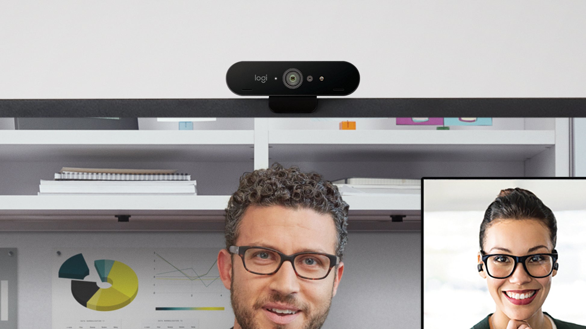 Logitech BRIO Stream – Webcam – 4K, bis 90 fps, USB‑C, Autofokus, Privacy-Shutter, 90° FOV