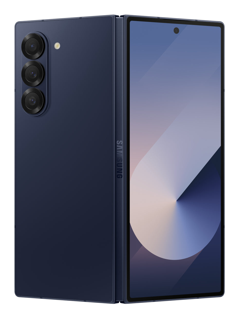 Samsung Galaxy Z Fold6 – Navy, 7,6", 2160 × 1856, Android 14, 256 GB, 12 GB, Dual-SIM, 5G, NFC, wasserfest