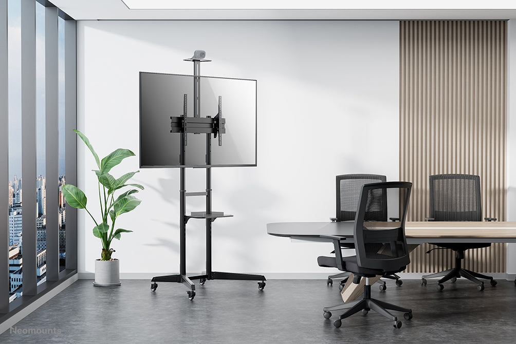Neomounts FL50-550BL1 – Trolley, höhenverstellbar, für 37–70", bis 50 kg, weiss