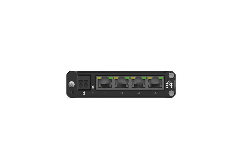 Teltonika TSW304 – Switch – 4× 1G, Passive PoE, DIN-Schiene, IP30