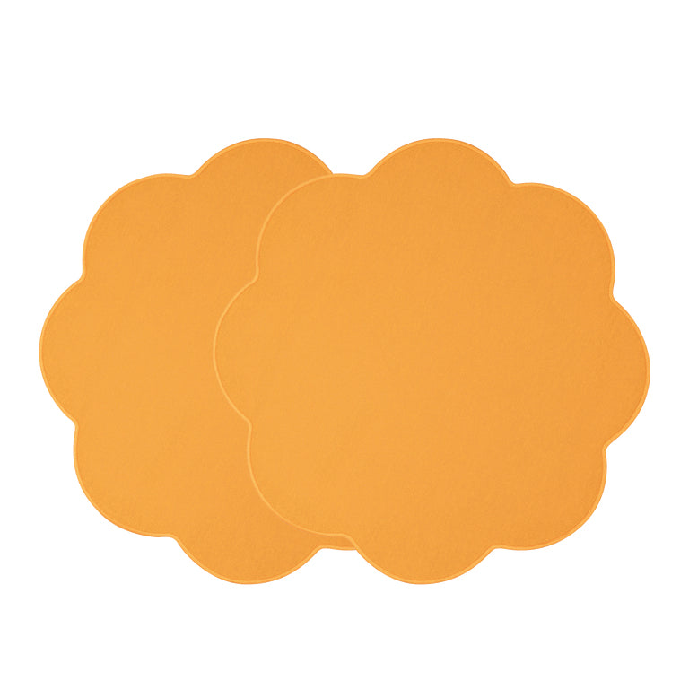 Villeroy & Boch Stoffserviette Fleur Solei Orange – 40 × 40 cm, Baumwolle – 2er-Set