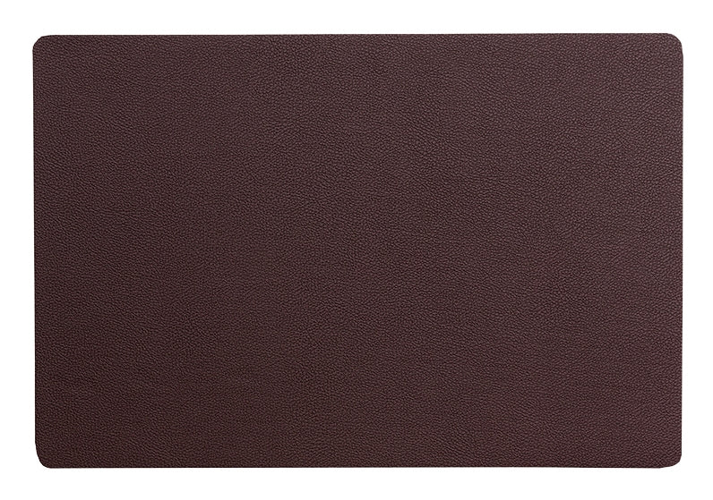 Kela Tischset Kimara – Kunstleder (PU), Braun, 45 × 30 cm