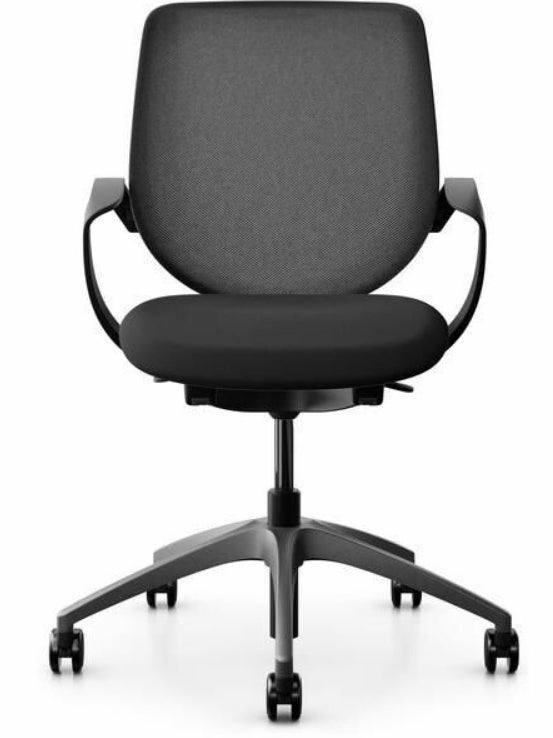 Giroflex Bürostuhl 313 – Sitzhöhe 39–51 cm, 120 kg, Schwarz