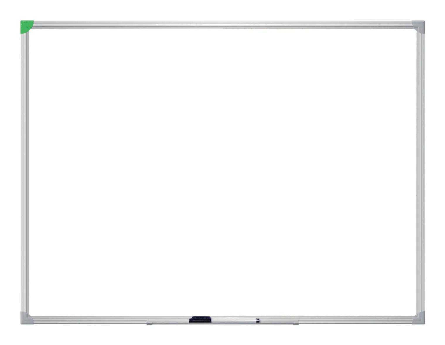 Franken Whiteboard – 45 × 60 cm, Emaille, magnetisch, Aluminiumrahmen, Wandmontage, inkl. Stiftablage