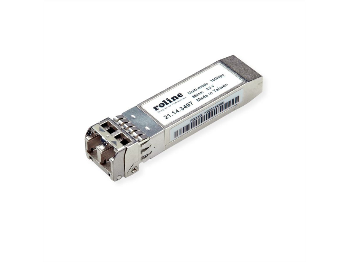 ROLINE Mini-GBIC 10G SFP – Transceiver-Modul, Multimode (850 nm), LC, 300 m, DDM