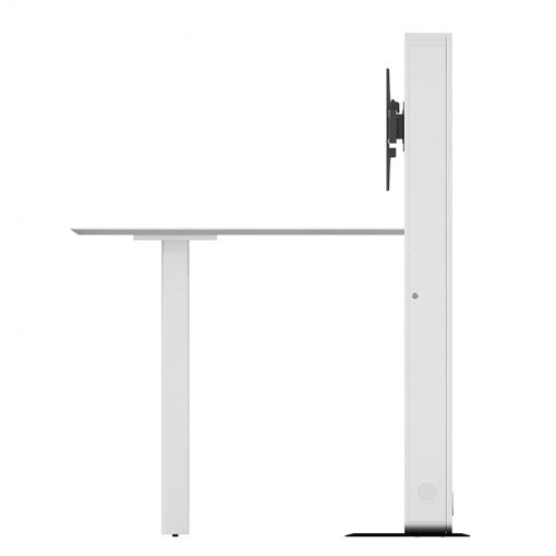 Hagor Bodenständer – 32–55" – VESA 600×400 – bis 50 kg, Diebstahlsicherung – CON-Line FS Table