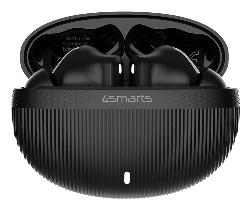 4smarts SkyBuds Screen ANC – True Wireless In-Ear Kopfhörer – Bluetooth 5.4 – Schwarz – bis 20 h