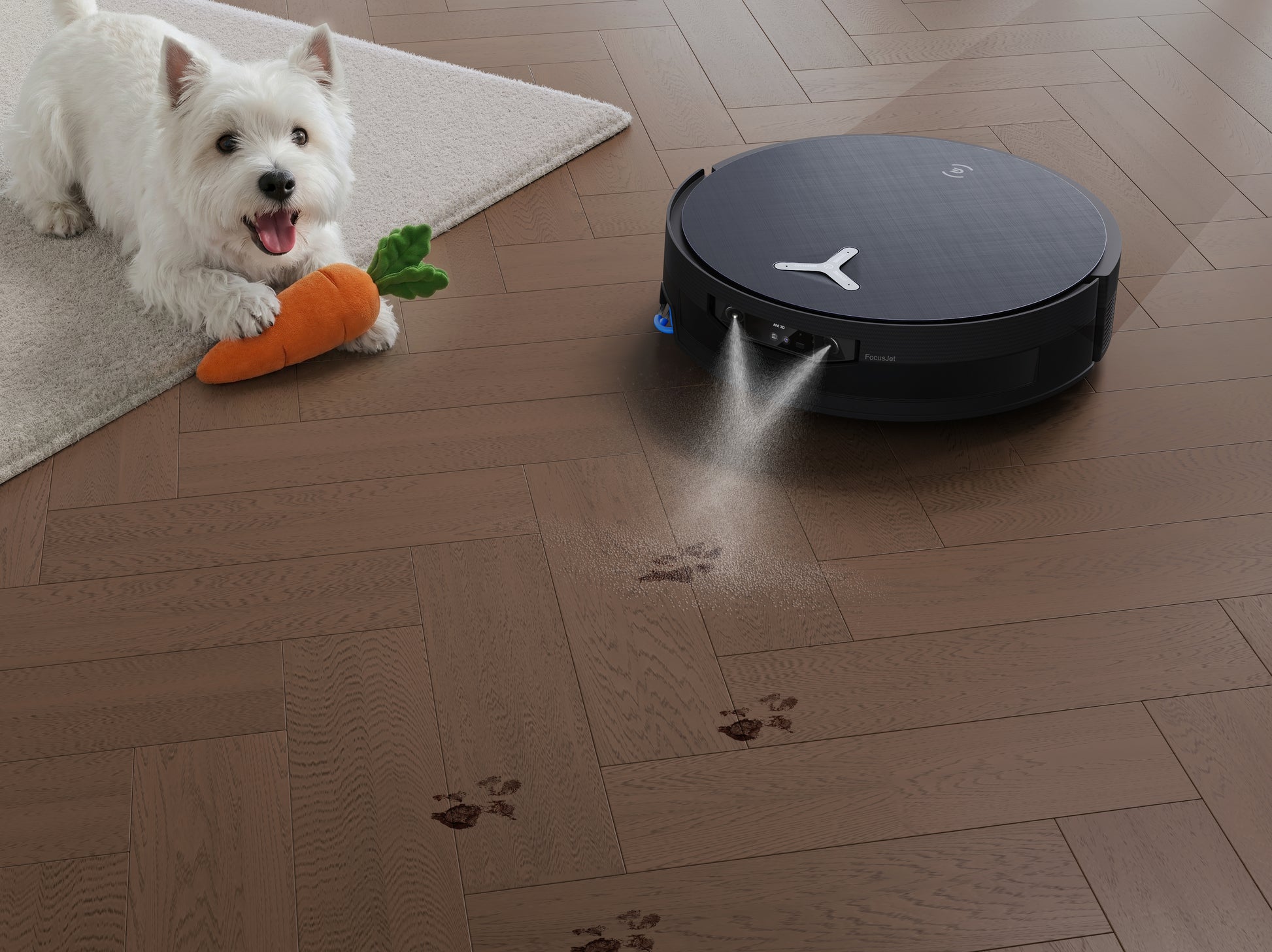 Ecovacs Deebot X12 OmniCyclone Saugroboter mit Absaugstation und Wischfunktion – 22000 Pa, 497 min