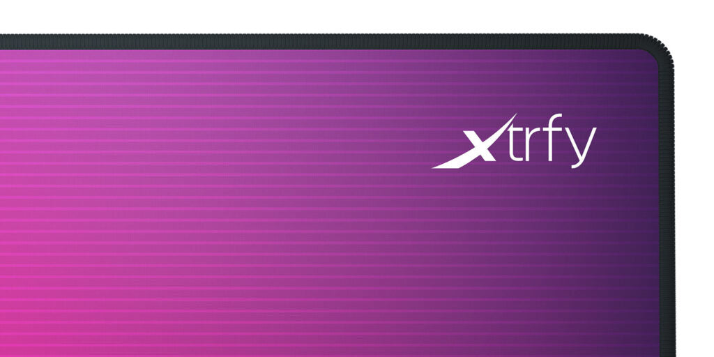 CHERRY XTRFY GP5 Retrowave XL – Gaming-Mauspad – 920 × 400 mm, Tuch, Gummi, Mehrfarbig