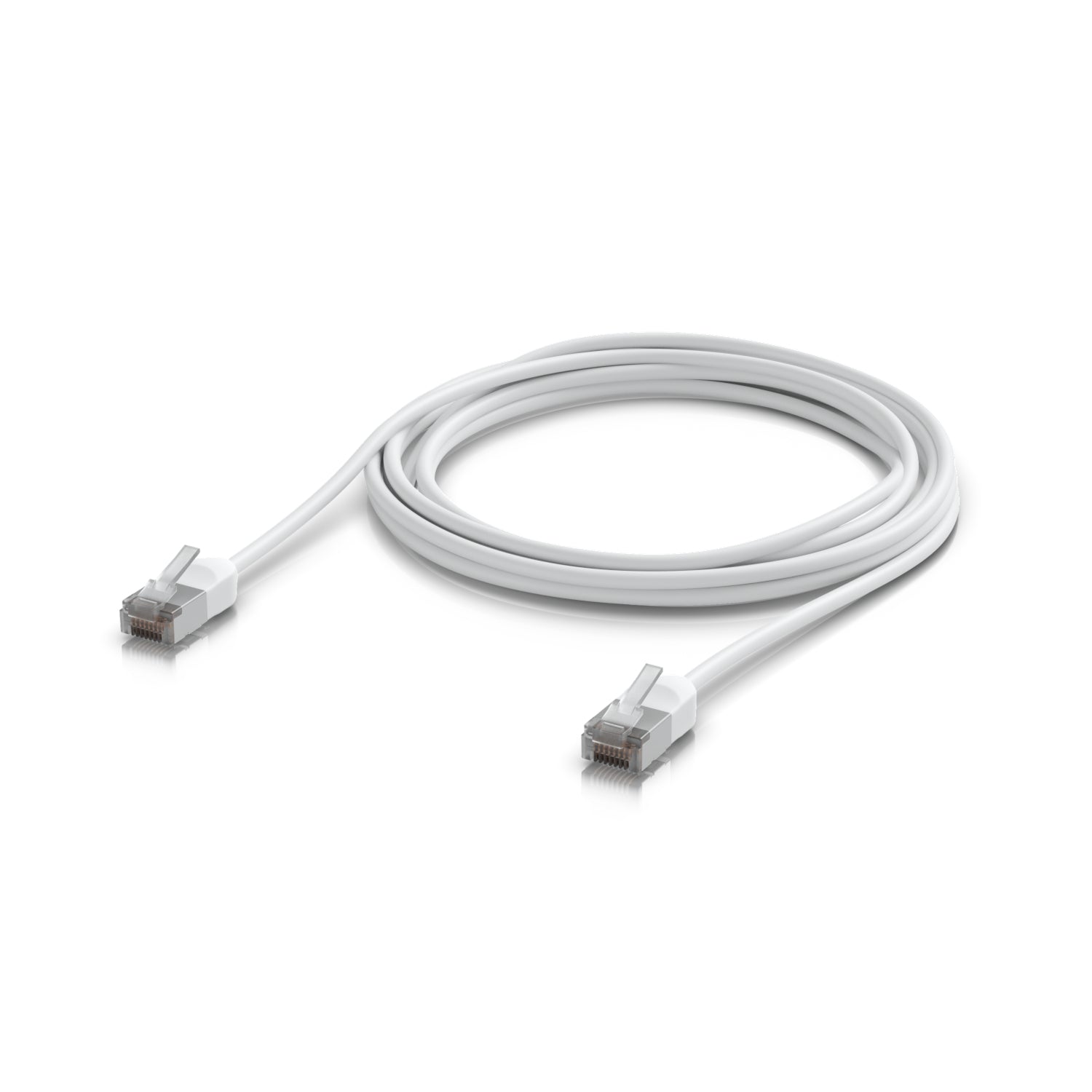 Ubiquiti Patchkabel – Cat6a, geschirmt, 3 m, Weiss, RJ-45, 10G
