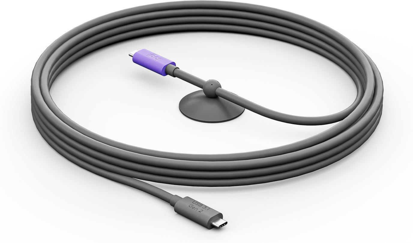 Logitech USB-Kabel, USB-C, 5 m, für MeetUp 2